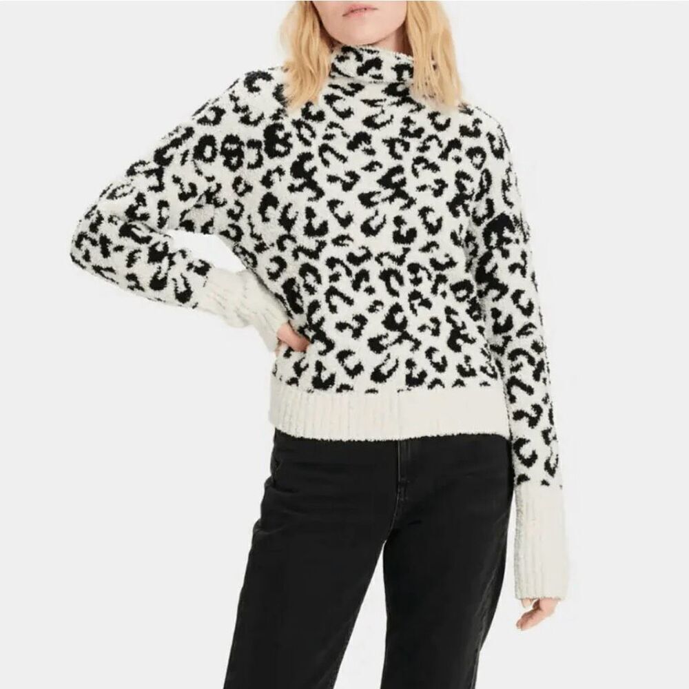Ugg Sage Snow Leopard Sweater S